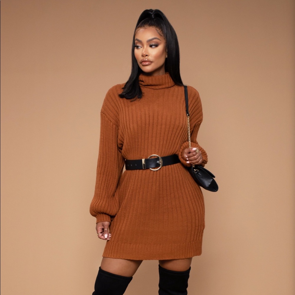 Turtleneck sweat dress NWT